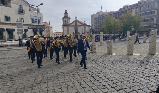 BANDA DA COVILHÃ - ANIVERSÁRIO DA ELEVAÇÃO A CIDADE | Desfile e Hastear da Bandeira 20out2024