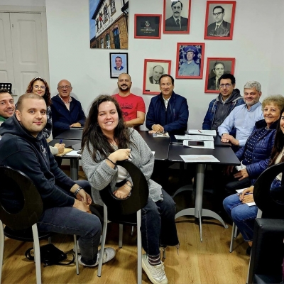 Academia de Música da Banda da Covilhã, reunião de professores e direcção