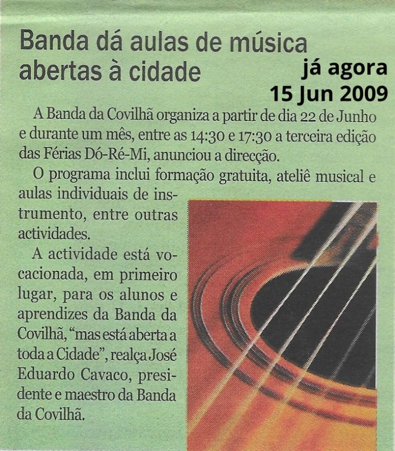 15 de Junho de 2009