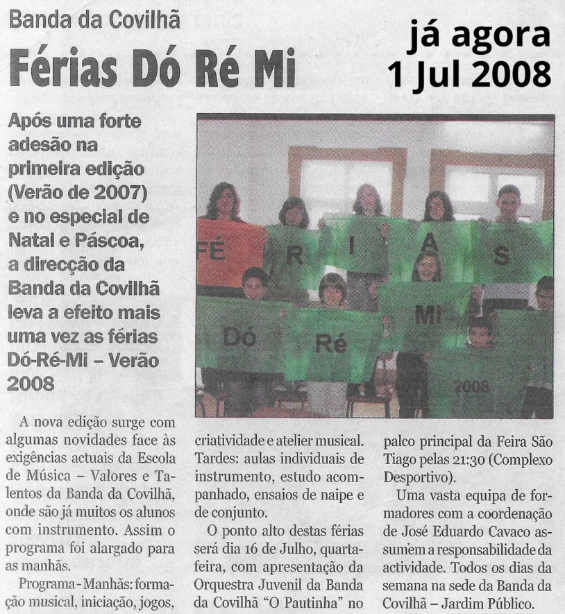 1 de Julho de 2008