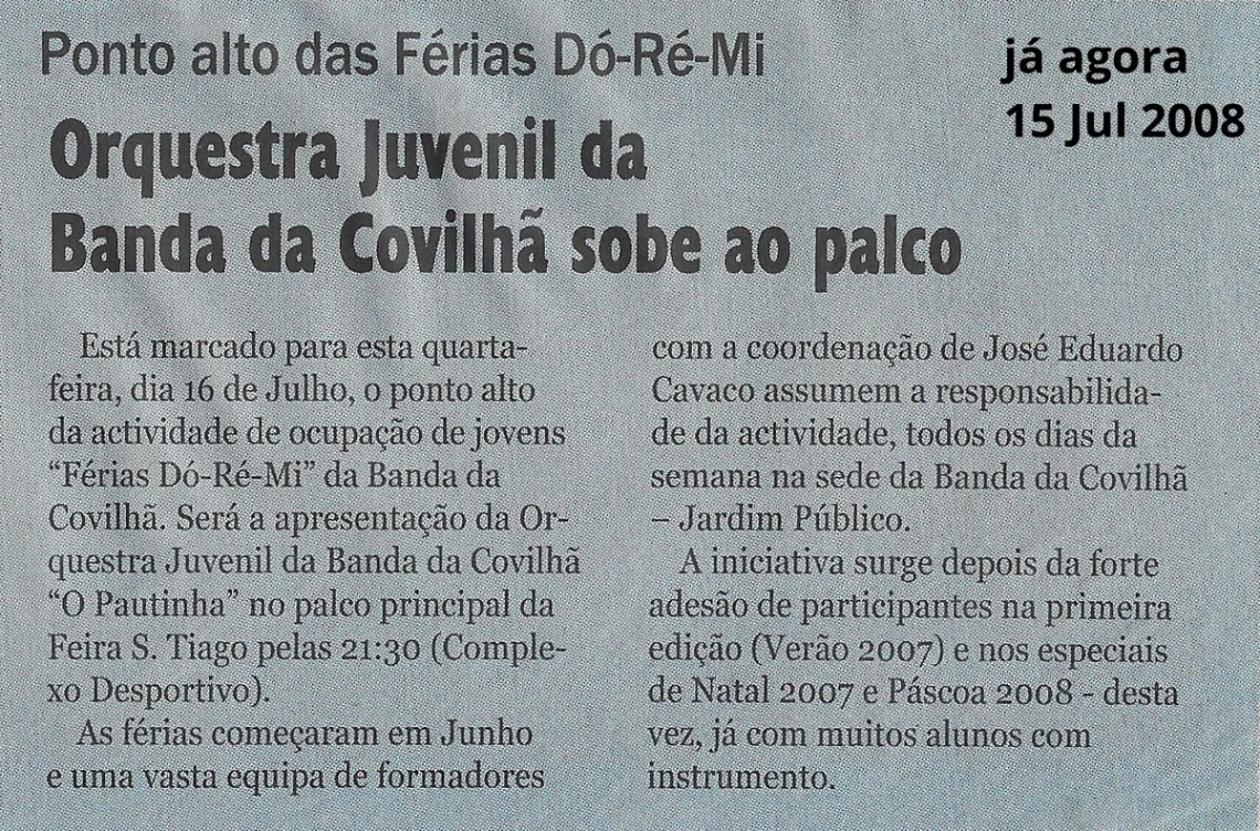 15 de Julho de 2008