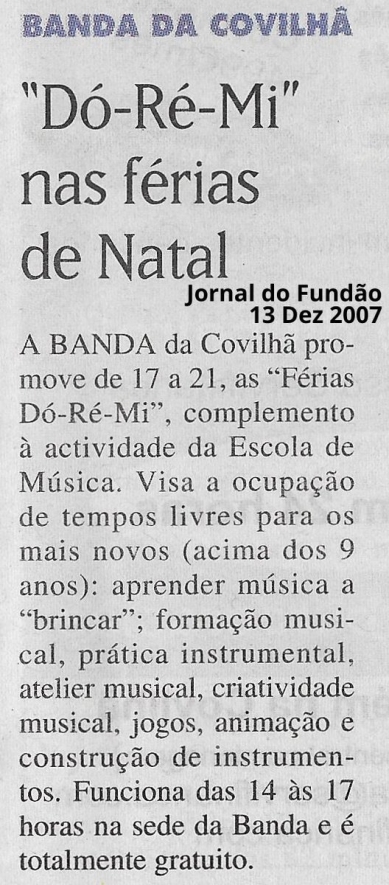 13 de Dezembro de 2007